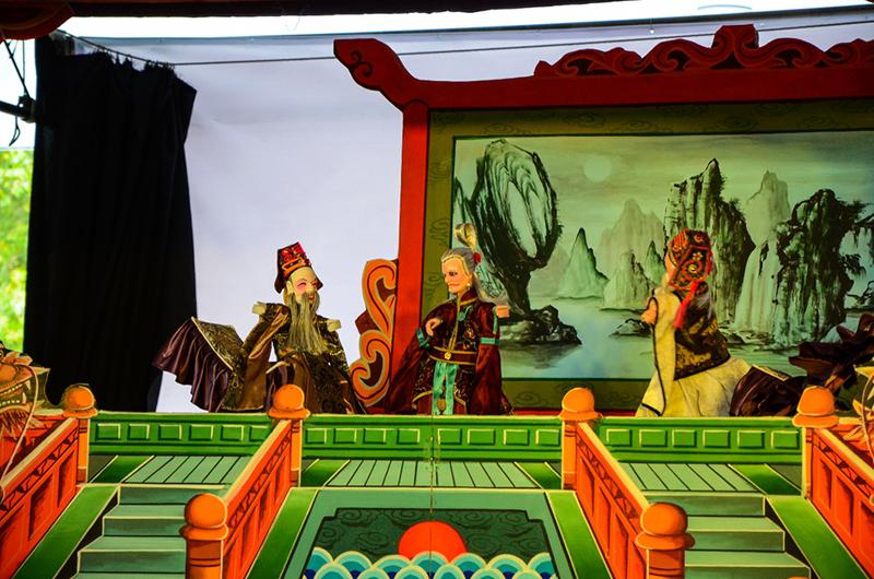 Marionnette spectacle Asie