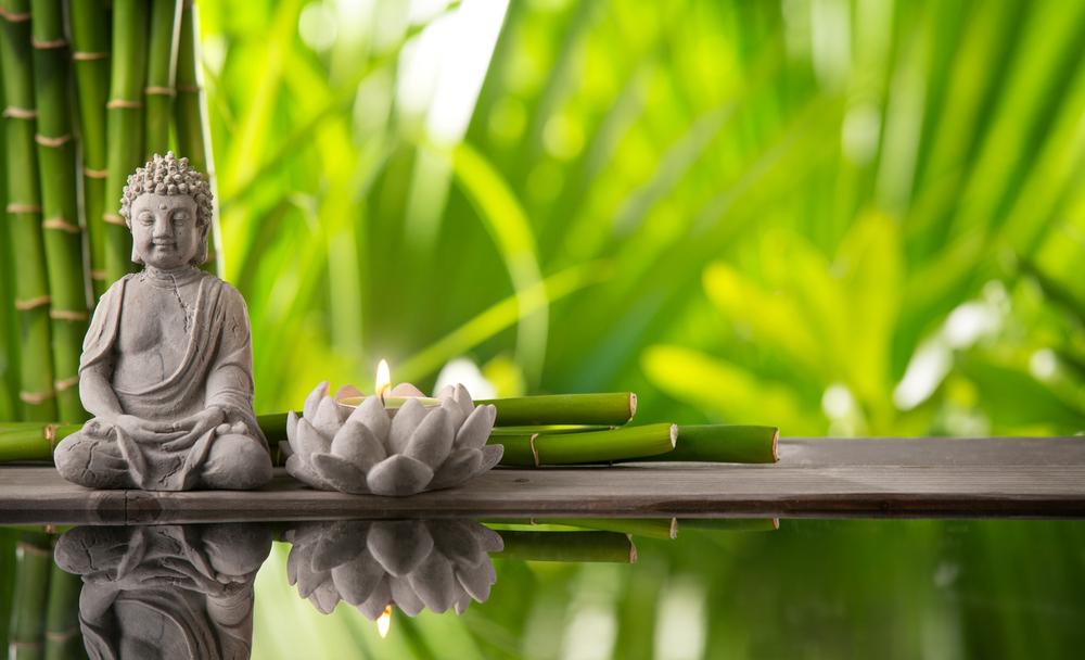 Une statue de Bouddha, un guide lors de la méditation
