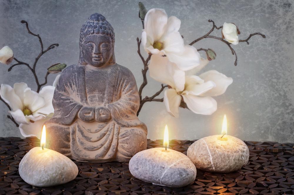 La méditation chez soi et Bouddha