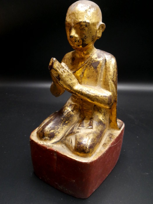 Statue bonze birman mil. XXème